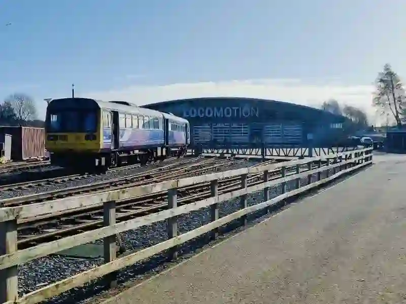 Locomotion Museum in Shildon, a key landmark for DL4 local search targeting.